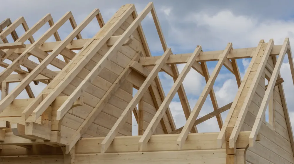 Charpente bois à Ceton 