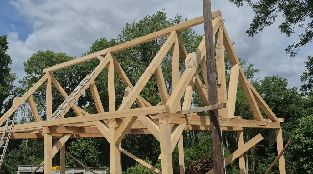 Ossature bois à Ceton 